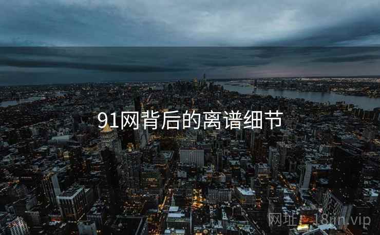 91网背后的离谱细节