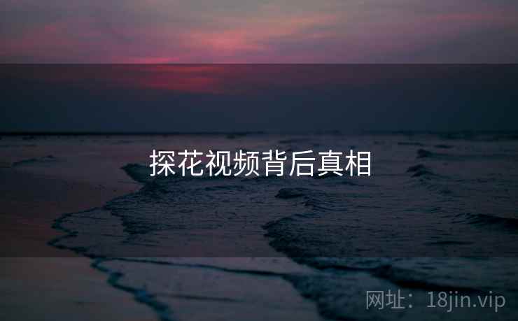 探花视频背后真相