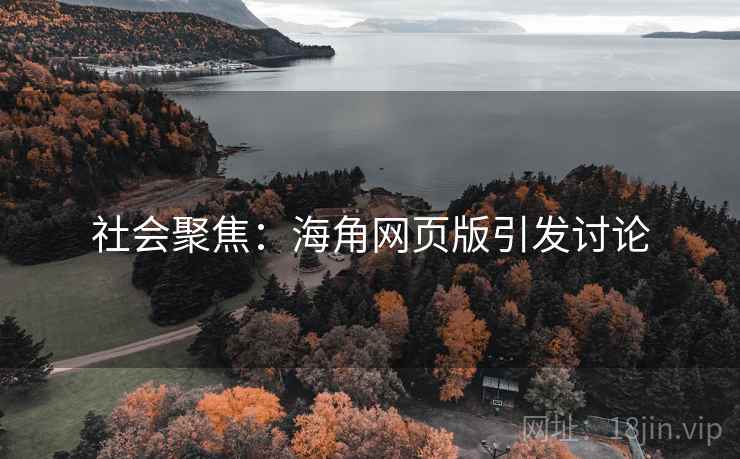 社会聚焦：海角网页版引发讨论